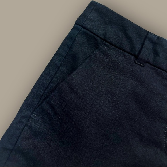 J. Crew ‘4” Linen-Cotton Scalloped Hem Short’ in Black Size 0 - Picture 14 of 16